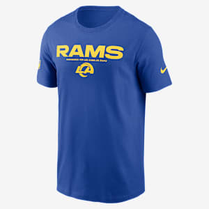 Los Angeles Rams Sideline Team Issue Men's Nike Dri-FIT NFL T-Shirt