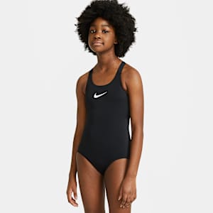 Traje de baño de una sola pieza con espalda deportiva para niña talla grande Nike Essential