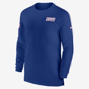 New York Giants Sideline Coach Men's Nike Dri-FIT NFL Long-Sleeve Top