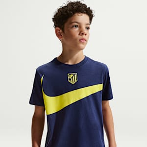 T-shirt de futebol Nike Swoosh Atlético de Madrid para homem