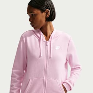 Sudadera con gorro de cierre completo para mujer Nike Sportswear Club Fleece