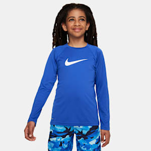 Nike Swim Hydroguard Essential Big Kids' (Boys') Dri-FIT UV Long Sleeve Top