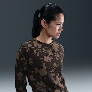 나이키 스포츠웨어 칠 테리 여성 크루넥 프렌치 테리 프린트 스웻셔츠