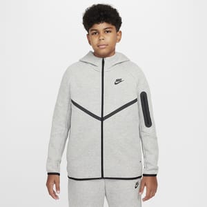 Nike Sportswear Tech Fleece Big Kids' Full-Zip Hoodie (Extended Size)