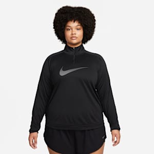 Nike Dri-FIT Swoosh Women's 1/4-Zip Long-Sleeve Running Mid Layer (Plus Size)