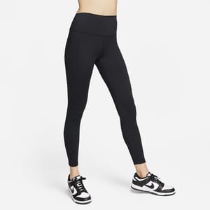 Leggings tiro alto de 7/8 con bolsillos para mujer Nike One