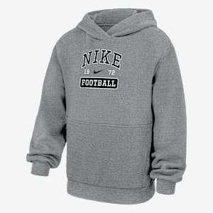 Sudadera de fútbol americano con gorro sin cierre para niños talla grande Nike Club Fleece