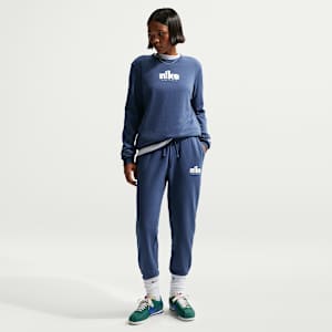 Nike Sportswear Club Fleece Grafikli Normal Belli Kadın Eşofman Altı