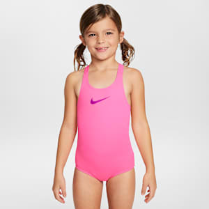 Traje de baño de una sola pieza con espalda deportiva para niña talla grande Nike Essential