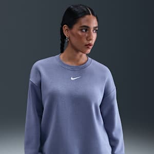 Nike Sportswear Phoenix Fleece Bol Kesimli Sıfır Yaka Kadın Sweatshirt'ü