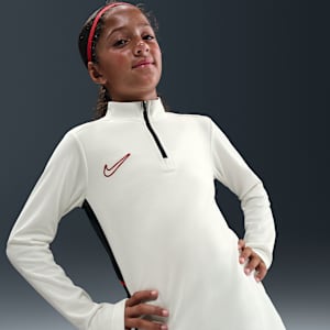 나이키 아카데미 주니어 드라이 핏 긴팔 쿼터집 축구 드릴 탑