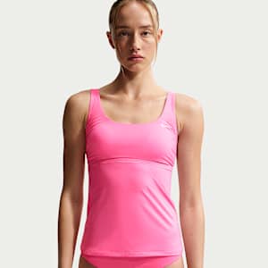 Tankini con cuello en forma de U para mujer Nike Swim