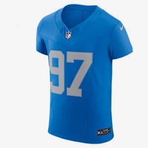 Aidan Hutchinson Detroit Lions Men's Nike Dri-FIT NFL Elite Football Jersey