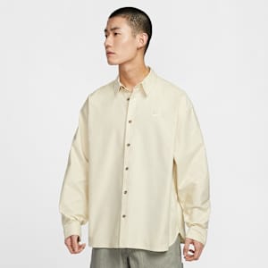 Nike Club 男款寬版長袖牛津扣領上衣