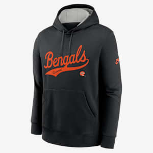 Cincinnati Bengals Rewind Club Logo Men's Nike NFL Pullover Hoodie