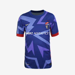 Jersey Nike Dri-FIT de la NWSL Replica para niños talla grande North Carolina Courage 2025 Stadium Home