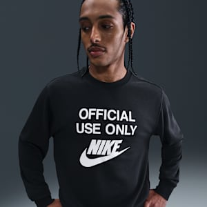 Sudadera de cuello redondo de French Terry para hombre Nike Club
