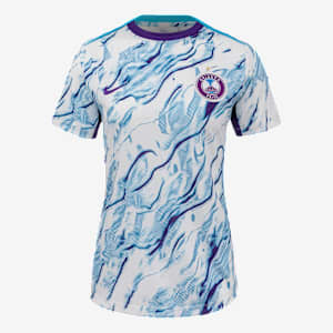 Orlando Pride 2025 Women's Nike NWSL Short-Sleeve Pre-Match Top