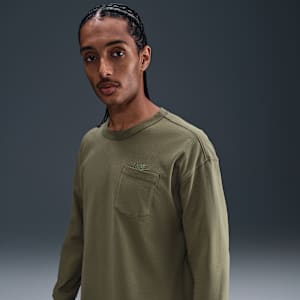 Nike Sportswear Premium Essentials Men's Long-Sleeve Pocket T-Shirt