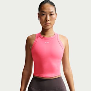 Camiseta de tirantes Dri-FIT cropped para mujer Nike One Fitted