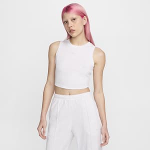 Nike Sportswear Chill Knit Women's Tight Cropped Mini-Rib Tank Top