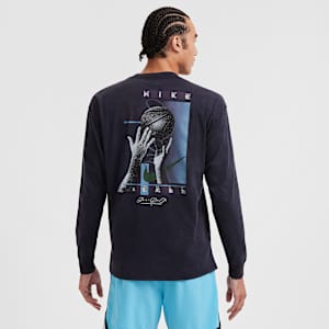 Nike Playera de básquetbol de manga larga Max90 para hombre