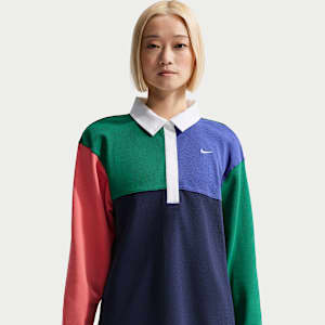 나이키 스포츠웨어 여성 오버사이즈 긴팔 폴로