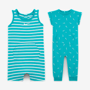 Nike Essentials Baby Short Sleeve and Tank 2-Pack Romper Set