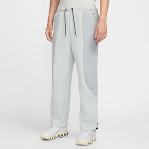 กางเกงขายาวผ้าฟลีซทรงเปิดชายแบบคัลเลอร์บล็อคผู้ชาย Nike Tech