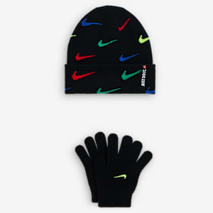 Conjunto de gorro de 2 piezas Swoosh Repeat para niños talla grande Nike