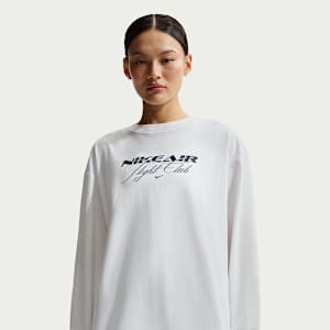 ナイキ スポーツウェア ウィメンズ オーバーサイズド ロングスリーブ Tシャツ