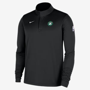 Boston Celtics Men's Nike Dri-FIT NBA 1/4-Zip Long-Sleeve Top
