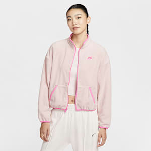 나이키 스포츠웨어 클럽 플리스 여성 루즈 핏 코지 트랙 재킷