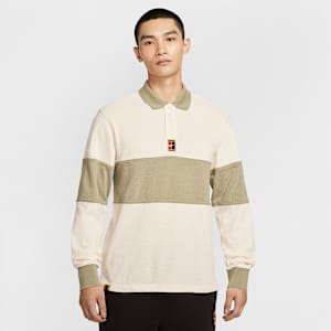 NikeCourt Men's Heritage Tennis Long-Sleeve Polo