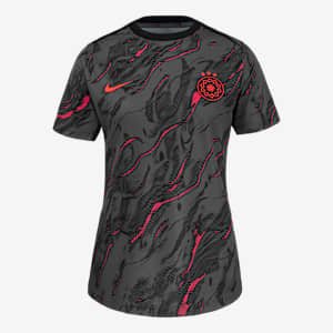 Playera de manga corta Nike de la NWSL para antes del partido para mujer Portland Thorns FC 2025