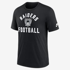 Playera Nike de la NFL para hombre Las Vegas Raiders Favorable Timeline