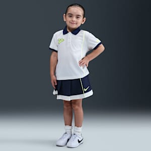 Conjunto de scooter de dos piezas para niños de preescolar Nike Red Dri-FIT