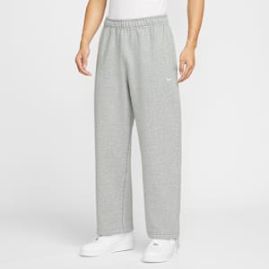 나이키 솔로 스우시 남성 플리스 오픈 헴 팬츠