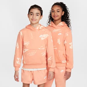 Sudadera con gorro de French Terry para niños talla grande Nike Sportswear Club