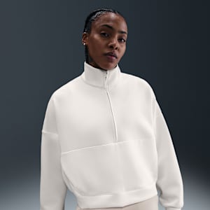 Playera Dri-FIT oversized de medio cierre para mujer Nike 24.7 ImpossiblySoft