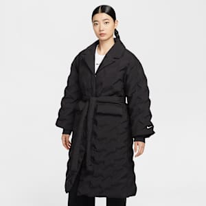 나이키 스포츠웨어 스우시 시리즈 여성 써마 핏 오버사이즈 다운 트렌치 코트