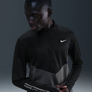 Pánský zimní běžecký top s polovičním zipem Nike Pacer