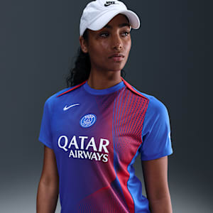 Haut de foot d'avant-match Nike Dri-FIT Total 90 Paris Saint-Germain Academy Pro 3e tenue pour femme