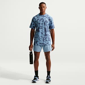 Calções versáteis 2 em 1 de 13 cm Dri-FIT Nike Challenger para homem
