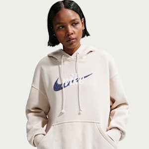 Dámská volná mikina Nike Sportswear Phoenix Fleece s logem a kapucí