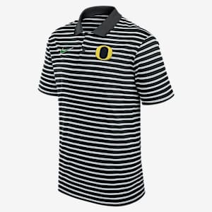 Polo universitario Nike Dri-FIT para hombre Primetime Victory Striped de los Oregon Ducks
