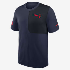 New England Patriots Sideline Coach Men's Nike Dri-FIT NFL Top