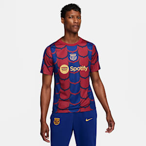 F.C. Barcelona Academy Pro SE Men's Nike Dri-FIT Football Pre-Match Top