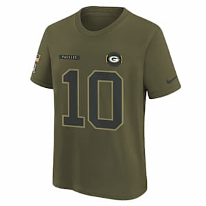 Jordan Love Green Bay Packers Salute to Service Big Kids’ Nike NFL T-Shirt