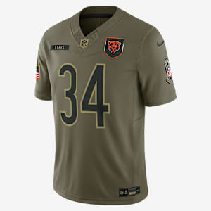 Walter Payton Chicago Bears Salute to Service Retired Men's Nike Dri-FIT NFL Limited Jersey